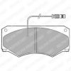 DELPHI LP697 Brake Pad Set, disc brake